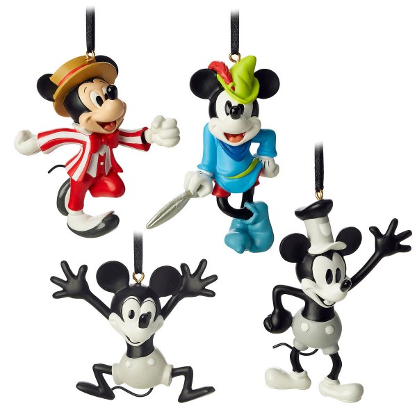 Mickey Mouse Through the Years Mini Ornament Set Mickey Mouse Through the Years Mini Ornament Set